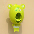 Toothpaste Dispenser and Cartoon Toothbrush Holder